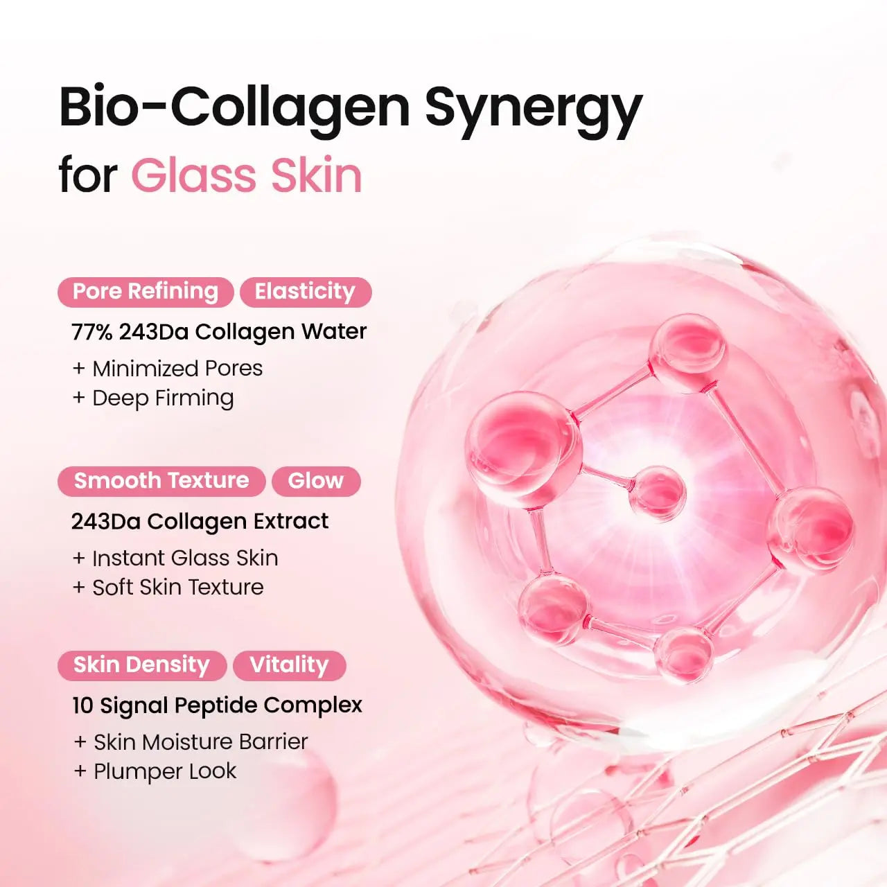 [Biodance Official] Collagen Peptides Jelly Serum Mist & Collagen Hydrogel Facemask | Pore Tightening, Firming, Glow, Glass Skin, Elasticity Improvement, Hydrating Face Mist, Plumping, Anti-Aging Face Spray, Sprayable Hydrogel, Korean Skin Care